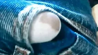 dick throbbing in jeans