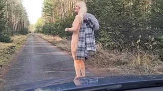 blowjob & solo in the car