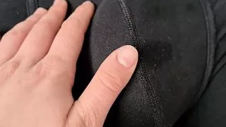 I love touching his underwear in the morning