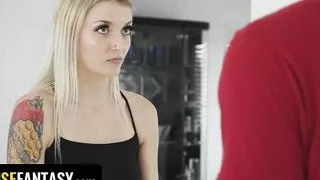 FreeUse Fantasy - Lucky Stud Bangs Hot Teen Girl In Front Of His Girlfriend And Creampies Her Pussy