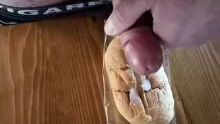 Cicci77 prepares the sperm breakfast in the canteen of the construction site, waiting for the other workers !!