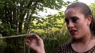 Lady Sadista deep Anal Impact with her Slave