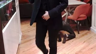 The Cleaning guy got his fly dirty while cleaning (Casey Donovan & David Gallagher)