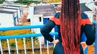 A real Amateur Girl fucking a sexy stranger's huge ass, SHE'S ADDICTED TO SEX!