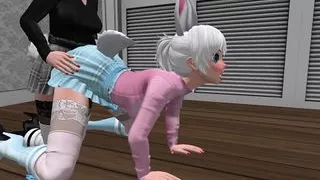 Anime Bunny Girl in Doggy Style Sex Video - Outfits 1 & 2 - SL Anime Furry Videos - March 2022