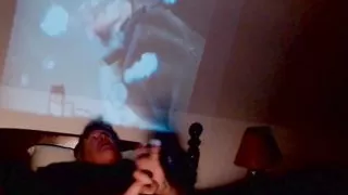 bating in bed and watching myself bating