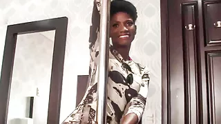 Incredible Amateur Ebony Tits Put On All Fours And Pounded