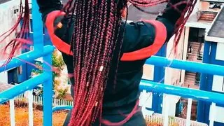 Real big ass AMATEUR girl fucking sexy STRANGER's huge ass, SHE'S ADDICTED TO SEX!