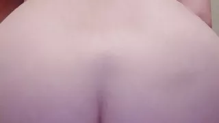 Little slut with a big dildo in her ass