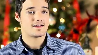 Krys Perez and Brice Carson doing BTS and fooling around