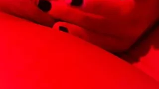 Pleasuring myself on red light
