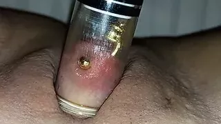 Lexi Lehane’s pumped clit with piercing