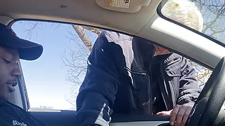 Stranger Catches Me Jacking Off In My Car!!