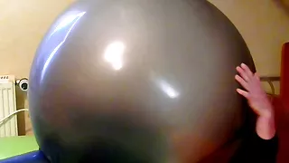 Latex Suit Belly Air Expansion #2