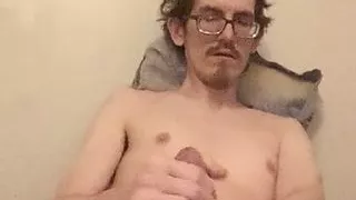 Denzel James jerks in his bed