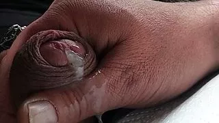 Worm up cumshot