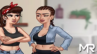 SummertimeSaga - Girls Watch Tv Quietly E4 #55