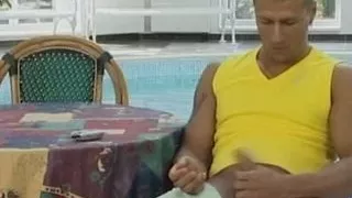 A wild blond nurse rides a massive cock