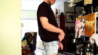 Hairyartist in slow seduction for P