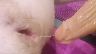 Big dildo gaping fun