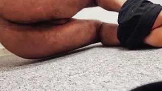 Horny hairy ass boy ready for take one rock hard cock