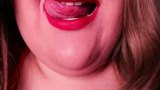 Lips licking  (preview) Model Anastasia Gree