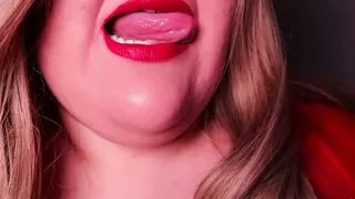 lips licking  (preview) Model Anastasia Gree