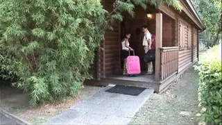 Young girl fucked from behind by a mature cock