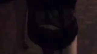 Again in city center, wearing my favorite lingerie