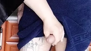 skillful hands jerk off my dick until I cum