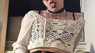 Sissy faggot Girl cumshot