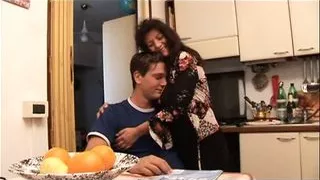 Busty brunette cougar fucked from behind