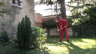 Blond milf loves young boys