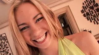 Cute young shaved cunt teen girl with tattoo loves to get her pussy drilled