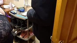 a friend's wife jerks off my cock