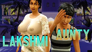 Indian Telugu Busty Saree Aunty Lakshmi Cheating on her husband - Vol 1, Part 2 - Wicked Whims