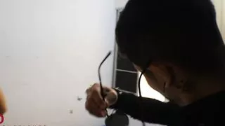 my new hot boss gets all the cum in her pussy - Spanish porn