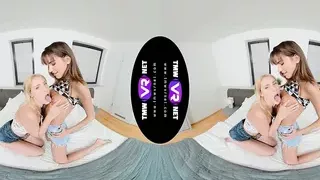 TmwVRnet - Lili Charmelle & Lulu Love - Come together to orgasm!