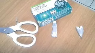 Glycerin suppository in the kitchen, my doctor is inflexible