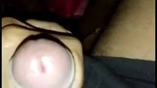 Schwarzer Schwanz Handjob, Masturbation und Cumshot