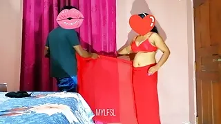 please remove my red saree and fuck me hard - after party