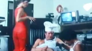 The Cook Gets A Double Blowjob