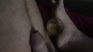 Großer Schwanz, Sperma, Abspritzen, Papa, Füße, Schwuler Sex