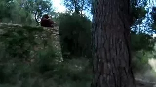 Slut gives deep blowjob, fucks hard and drinks it all