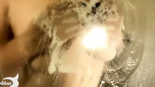Naughty Big Butt With Huge Tits Taking a Shower! PAWG 4K!
