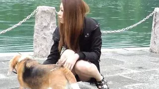 Notgeile asiatin 24 Jahre auf der Strasse angemacht und hinten im auto gefickt