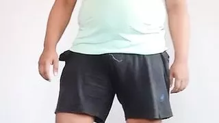 Desi shameless boy removing the clothes to become fully nude