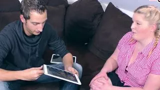 Fat german girl next door with natural boobs try first amateur porn