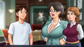 Summertime Saga: Naughty Principal With Big Tits - Ep 2