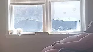 Mofo2121 in front of the window